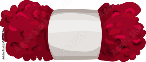 cotton yarn wool cartoon. cotton yarn wool sign. isolated symbol vector illustration