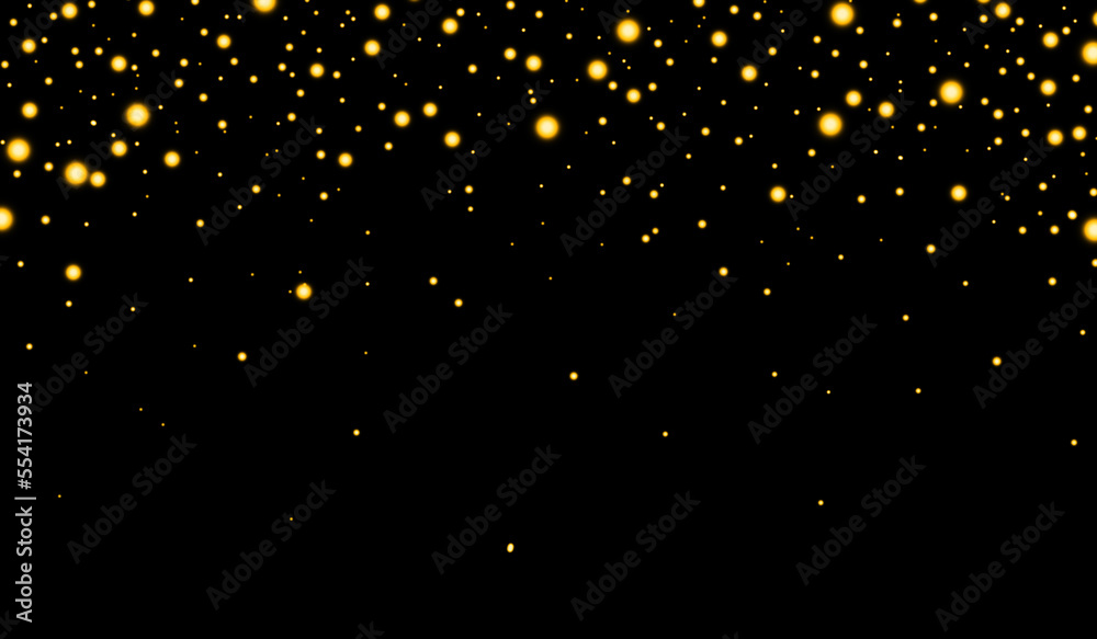 Abstract dark space with sparkling star for frame and copy space background