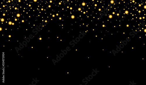 Abstract dark space with sparkling star for frame and copy space background