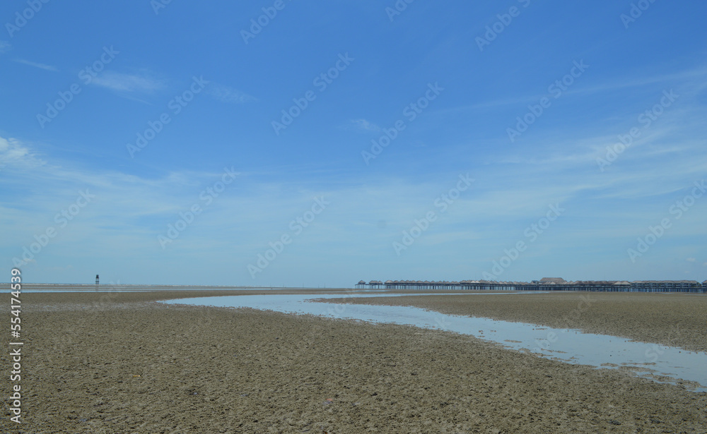 Blue Sky Over Beach