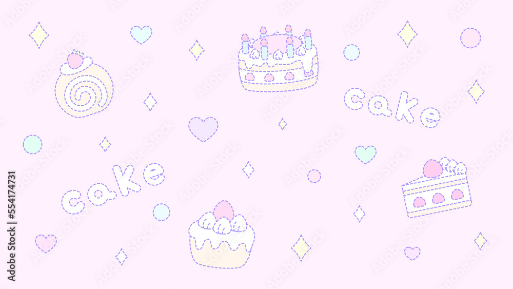 ♪fancy dream cake wallpaper♪ ♪fancy dream cake wallpaper♪