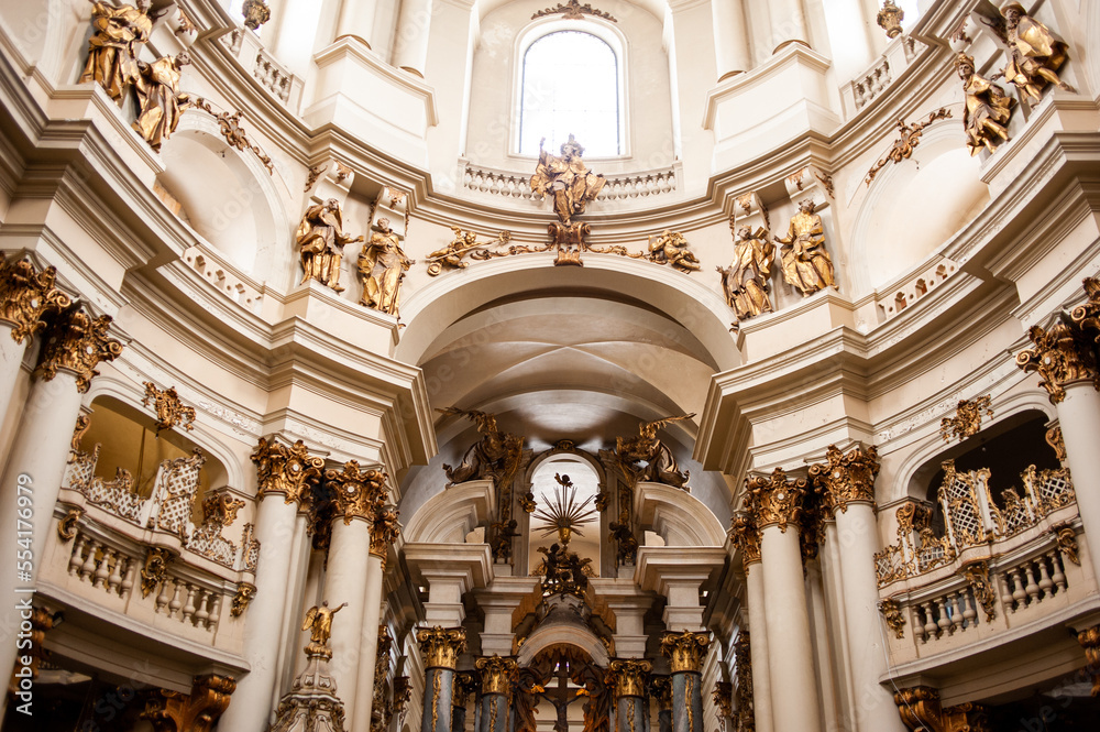 interior of basilica