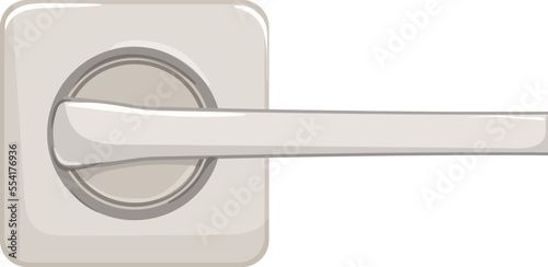 room door handle cartoon. room door handle sign. isolated symbol vector illustration