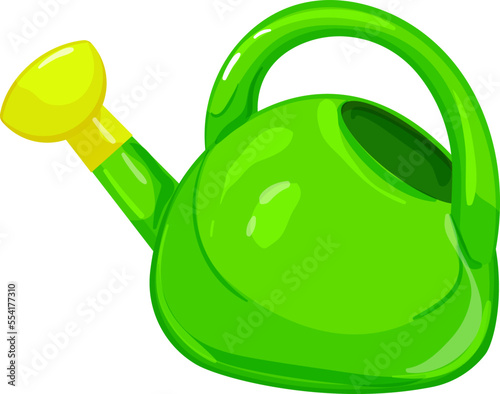 watering can sand toy cartoon. watering can sand toy sign. isolated symbol vector illustration