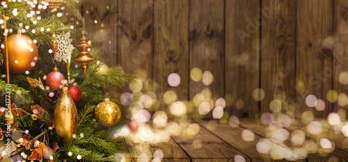 Merry Christmas and Happy Holidays. A beautiful living room decorated for Christmas.festively decorated home interior with Christmas tree.beautiful ornaments and white sparkling lights.