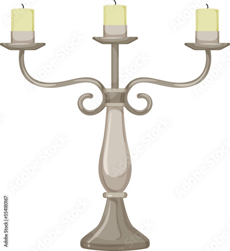light candlestick vintage cartoon. light candlestick vintage sign. isolated symbol vector illustration