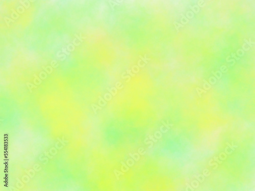 ふわふわグラデーションの背景素材_ライム