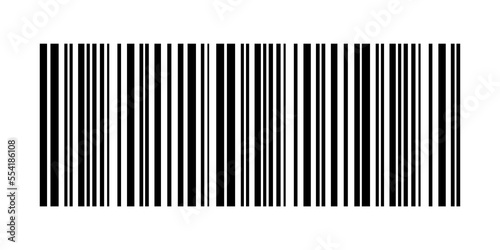 Barcode isolated on transparent. Barcode product distribution icon png.