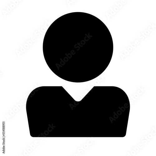 Businessman silhouette icon. Salaryman. Vector.