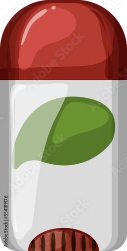 beautiful deodorant women cartoon. beautiful deodorant women sign. isolated symbol vector illustration