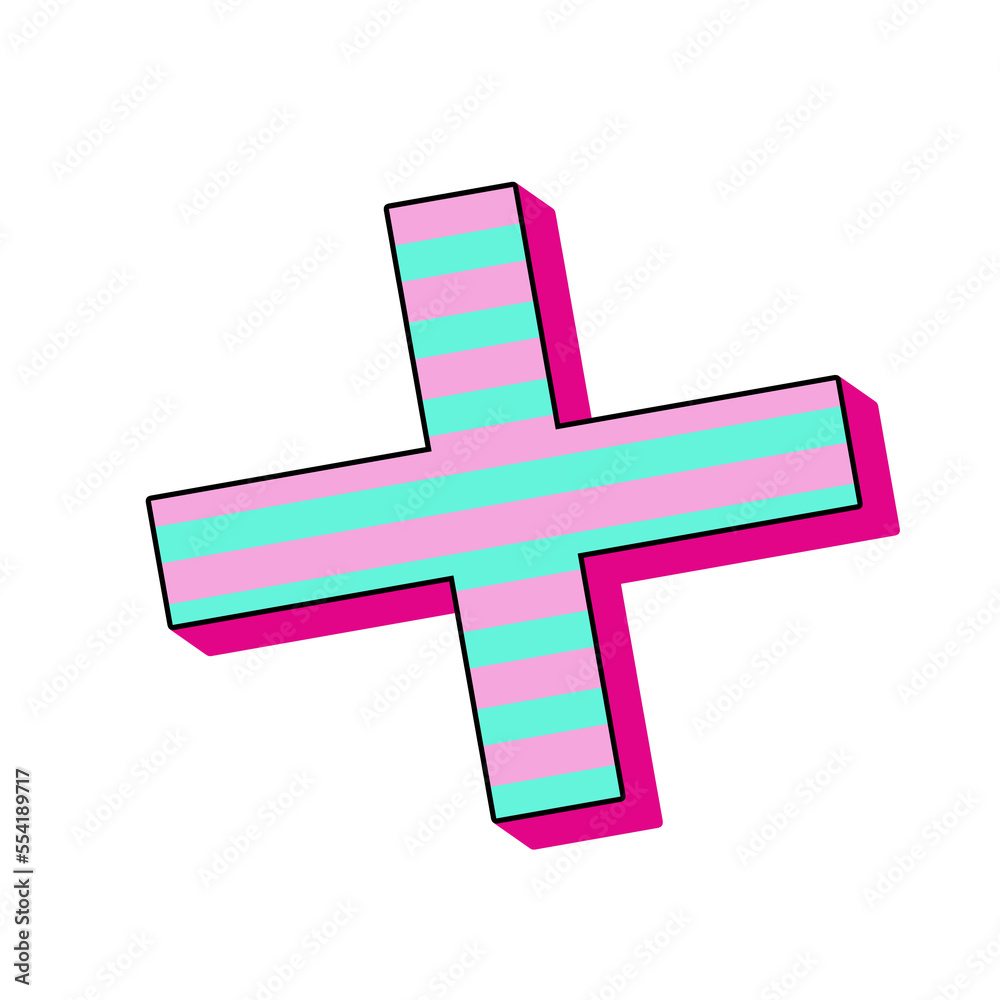 Fototapeta premium Abstract Retro style 80s-90s memphis geometrical pattern design comic pop art.