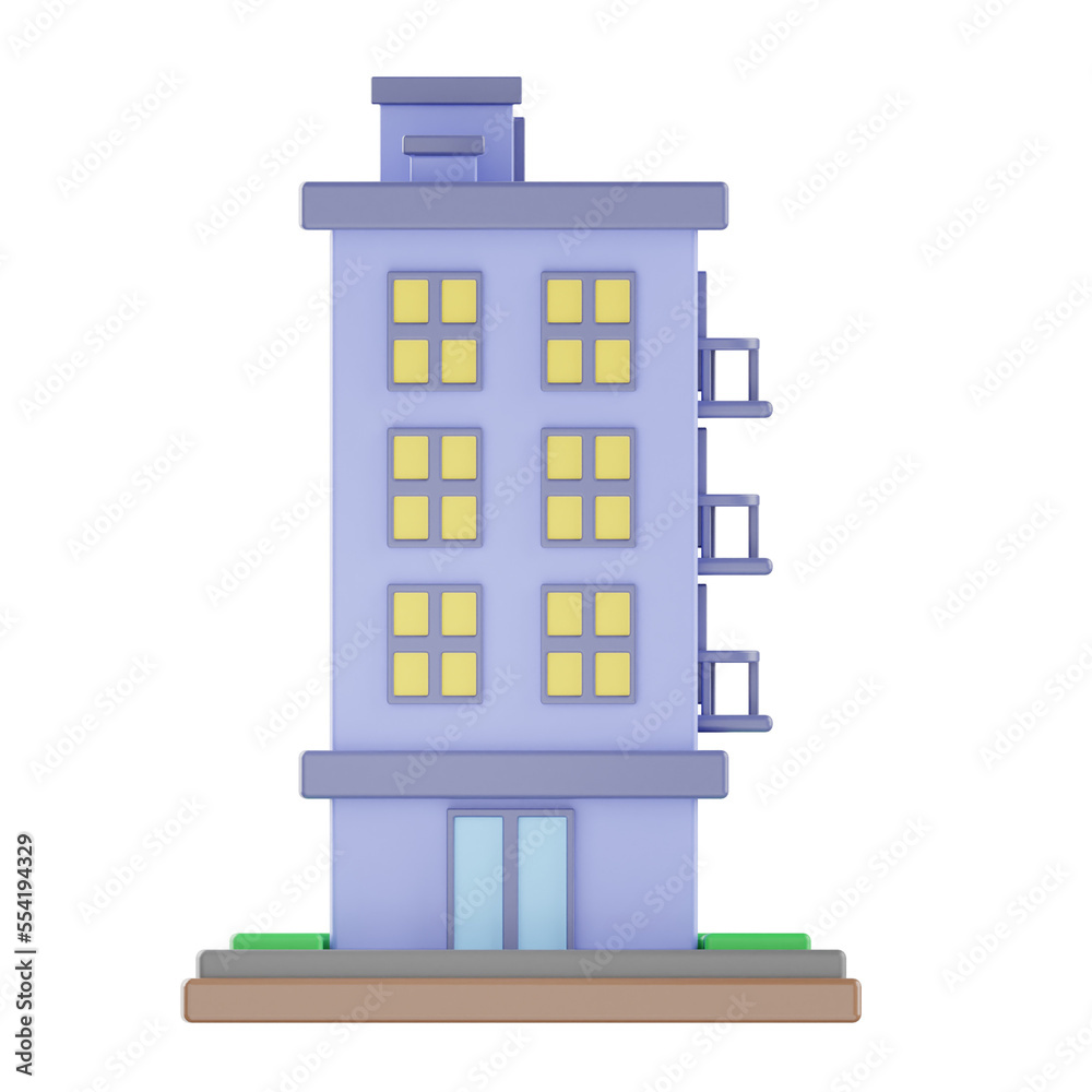 Real Estate 3D Icons Set - PNG