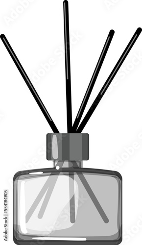 aromatic aroma sticks cartoon. aromatic aroma sticks sign. isolated symbol vector illustration