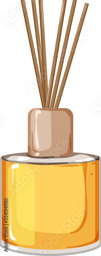 incense aroma sticks cartoon. incense aroma sticks sign. isolated symbol vector illustration