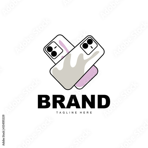 Smartphone Logo, Modern Electronics Vector, Smartphone Shop Design, Electronic Goods