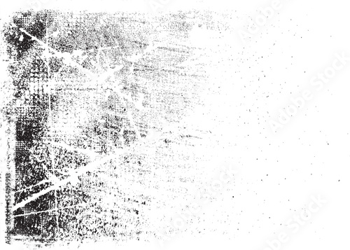 Glitch distorted geometric shape . Noise destroyed logo . Trendy defect error shapes . Glitched frame .Grunge textured . Distressed effect .Vector shapes with a halftone dots screen print texture.