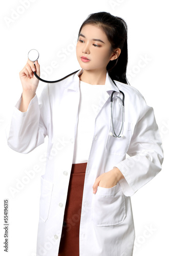 young woman doctor