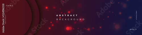 Linkedin banner abstract background with bubbles