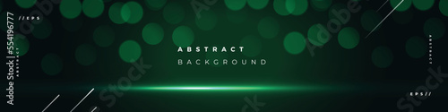 Linkedin banner bokeh style with shiny background
