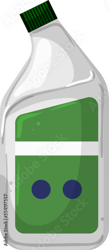 detergent toilet cleaner cartoon. detergent toilet cleaner sign. isolated symbol vector illustration