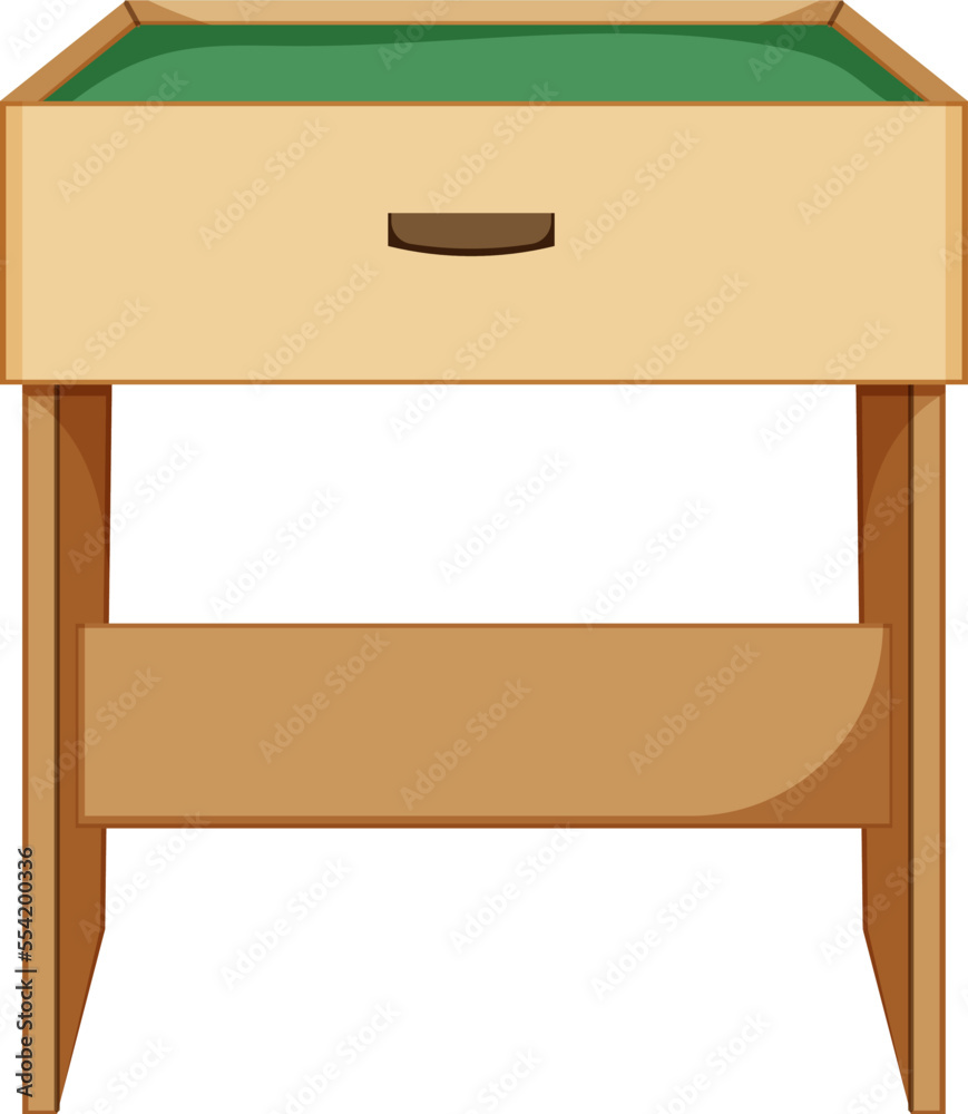 education kid table cartoon. education kid table sign. isolated symbol vector illustration