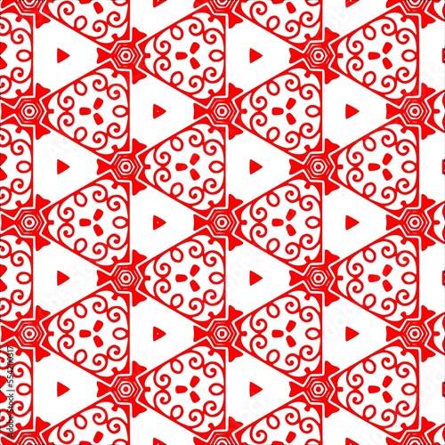 Ornamental pattern, background and wallpaper designs	