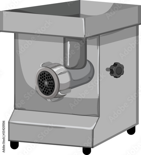 electric meat grinder cartoon. electric meat grinder sign. isolated symbol vector illustration
