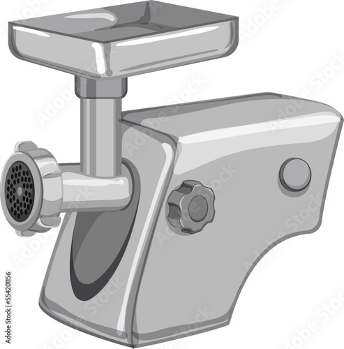 cooking meat grinder cartoon. cooking meat grinder sign. isolated symbol vector illustration