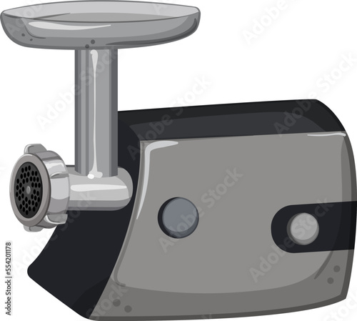 equipment meat grinder cartoon. equipment meat grinder sign. isolated symbol vector illustration