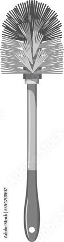 sanitary toilet brush cartoon. sanitary toilet brush sign. isolated symbol vector illustration