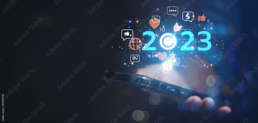 2023 business concept, business people set goals to create an online communication network, global Internet technology to develop a corporate information management system.
2023 business concept, business people set goals to create an online communication network, global Internet technology to develop a corporate information management system.
