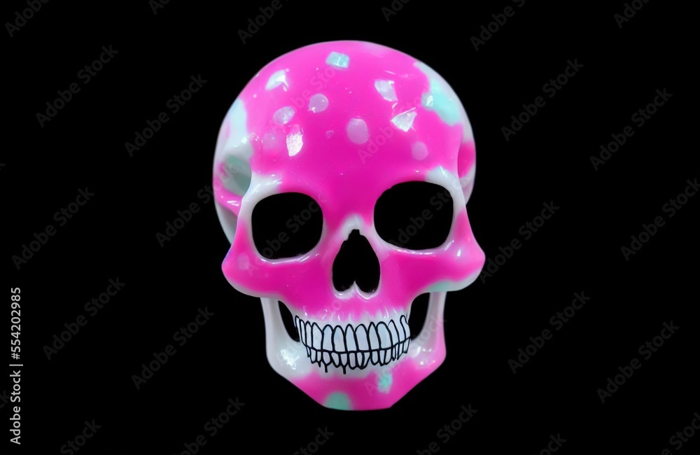 Bubblegum Candy Skull