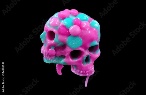 Bubblegum Candy Skull