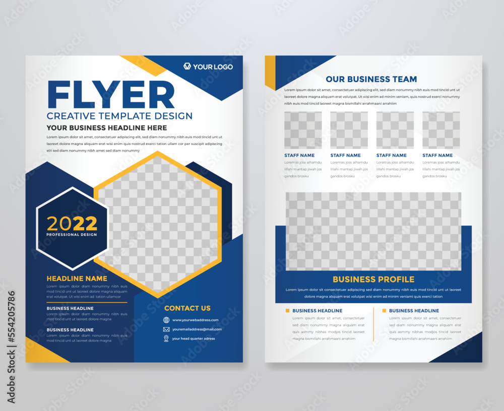 set of business flyer template with minimalist layout and modern style use for promotion kit and product publication set of business flyer template with minimalist layout and modern style use for promotion kit and product publication