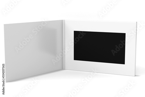 3D illustration - Video brochure template