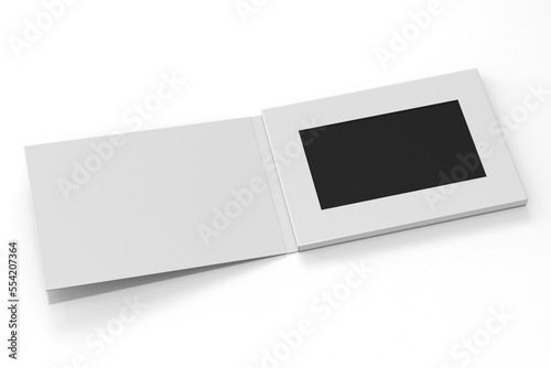 3D illustration - Video brochure template