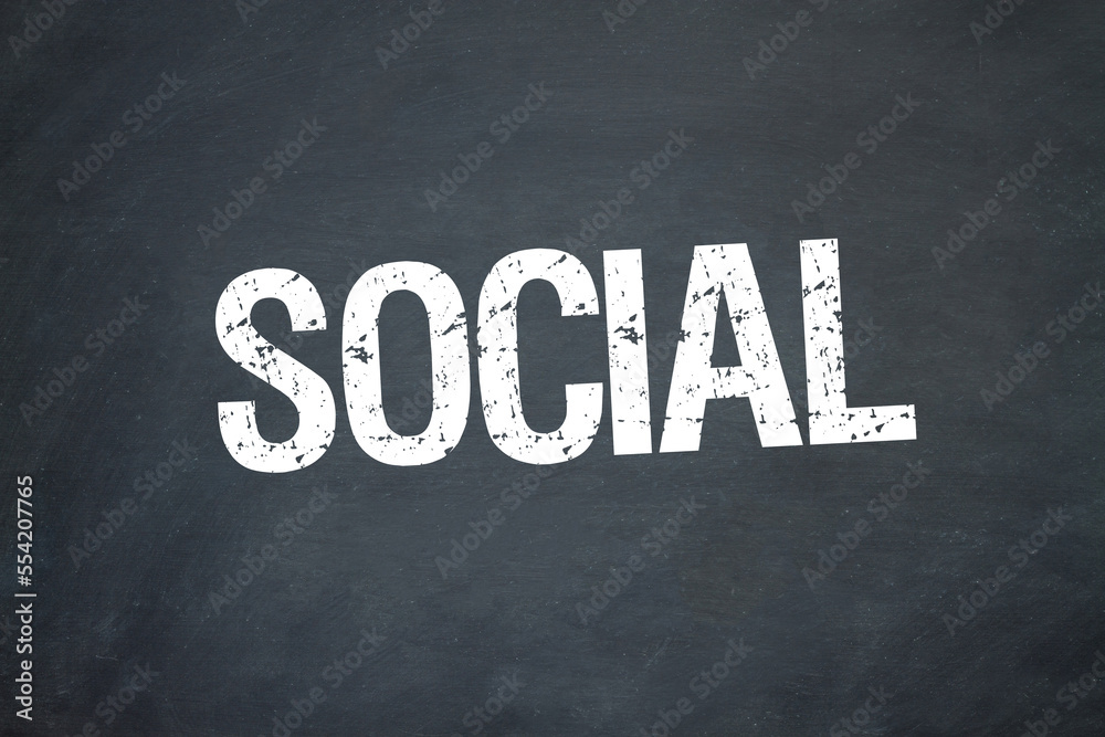 Fototapeta premium social