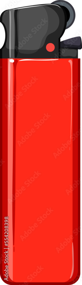 cigarette lighter fire cartoon. cigarette lighter fire sign. isolated symbol vector illustration