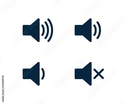 Sound icon. Speaker icon. Loudspeaker icon vector. Speaker volume icon