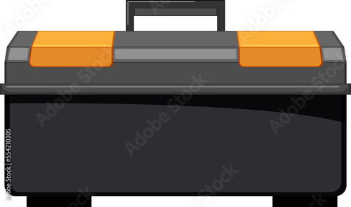 kit toolbox repair cartoon. kit toolbox repair sign. isolated symbol vector illustration