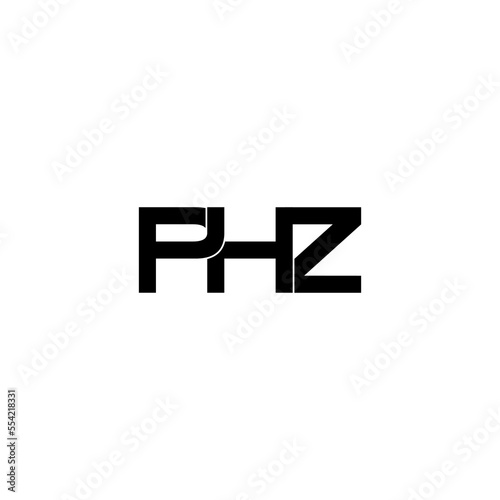 Free Download phz lettering initial monogram logo design - GFXLoad