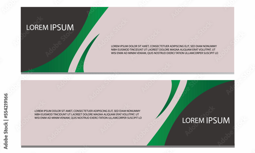 Fototapeta premium Vector abstract geometric design banner web template