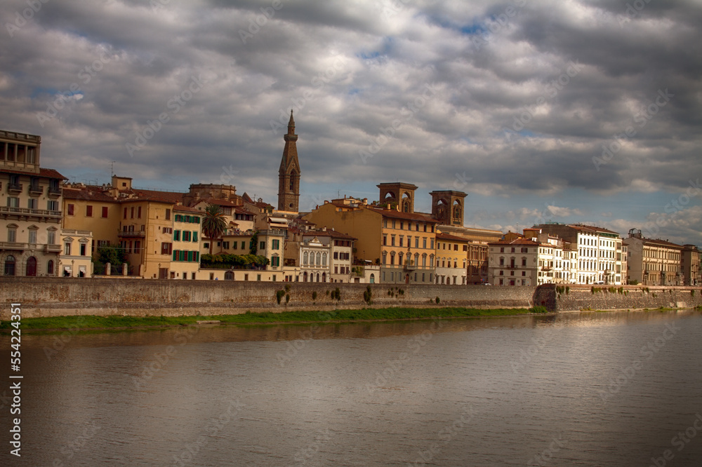 Arno river in Florence, Tuscany, Italy
