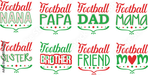 Football Family SVG Bundle 