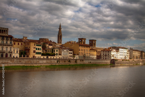 Arno river in Florence, Tuscany, Italy