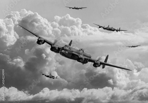 Canvastavla Lancaster Skys