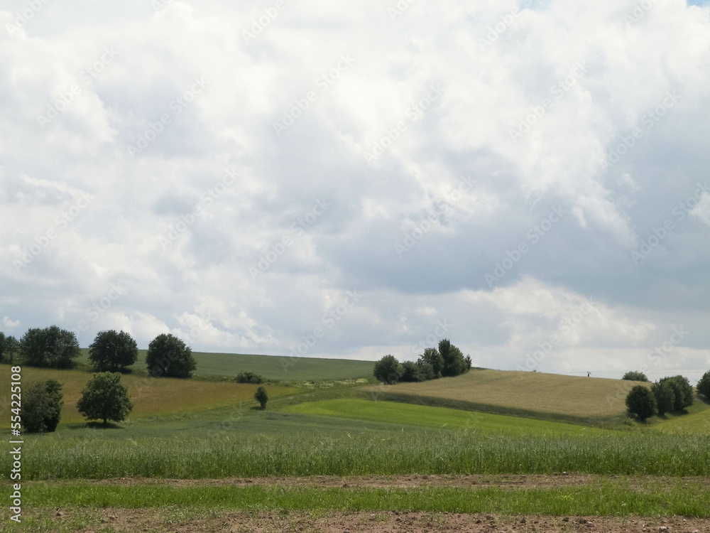 Hills and meadows of Kashubia Region, Poland. Hills and meadows of Kashubia Region, Poland.