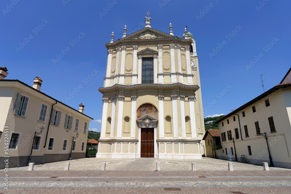Old church at Coccaglio, Brescia province, Italy