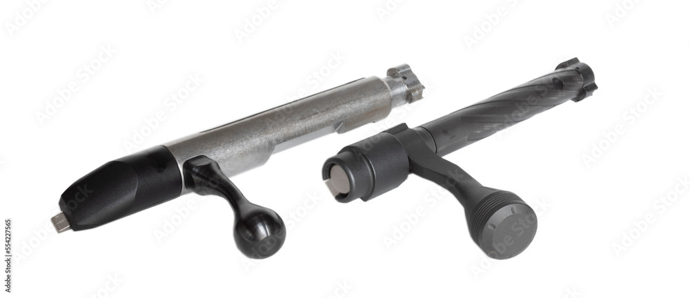 Two bolt action rifle bolts Two bolt action rifle bolts