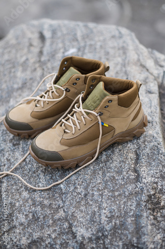 Khaki Stone Tactical Military Sneakers
